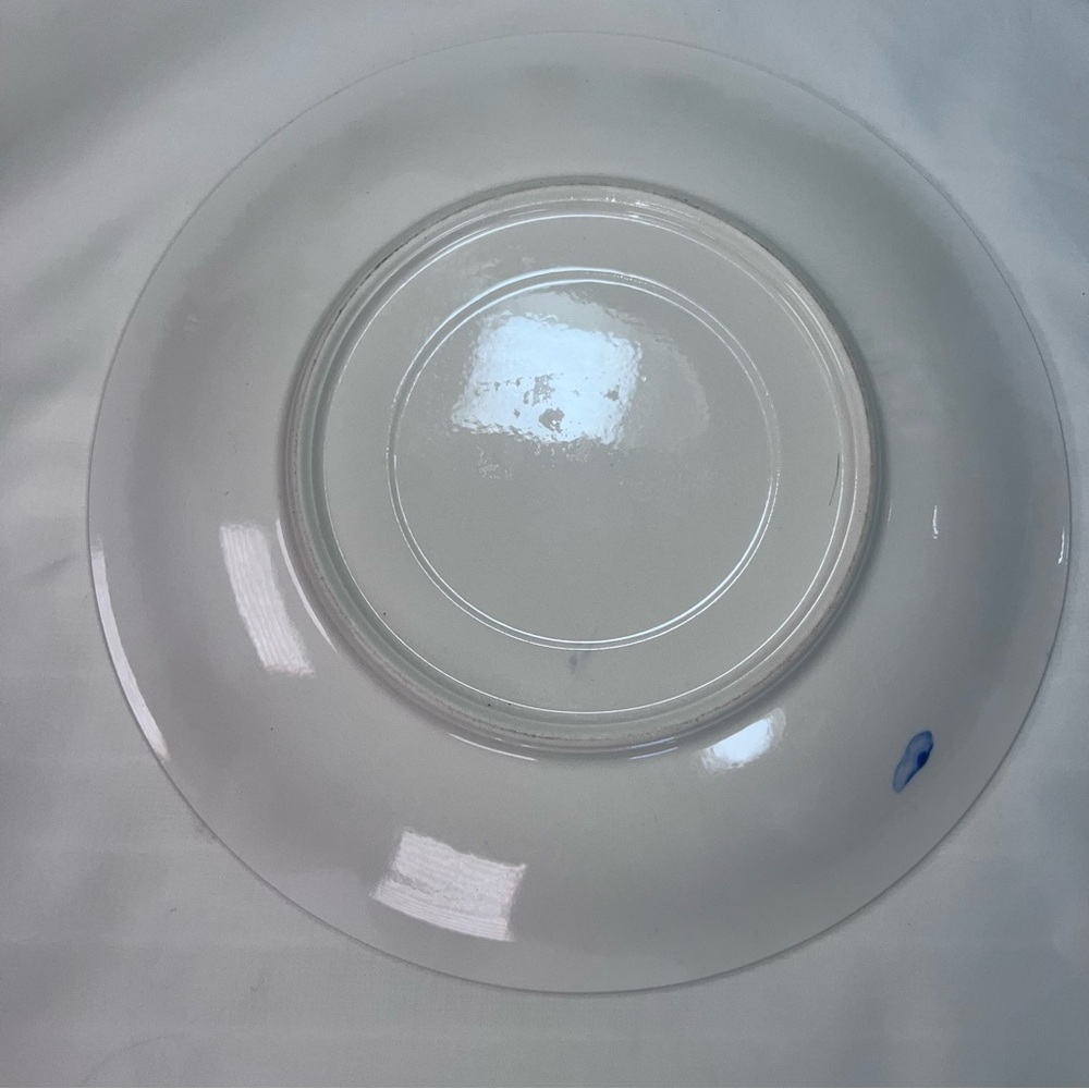 Blue and White Decorative Plate with Fish Design - Picture 12 of 15